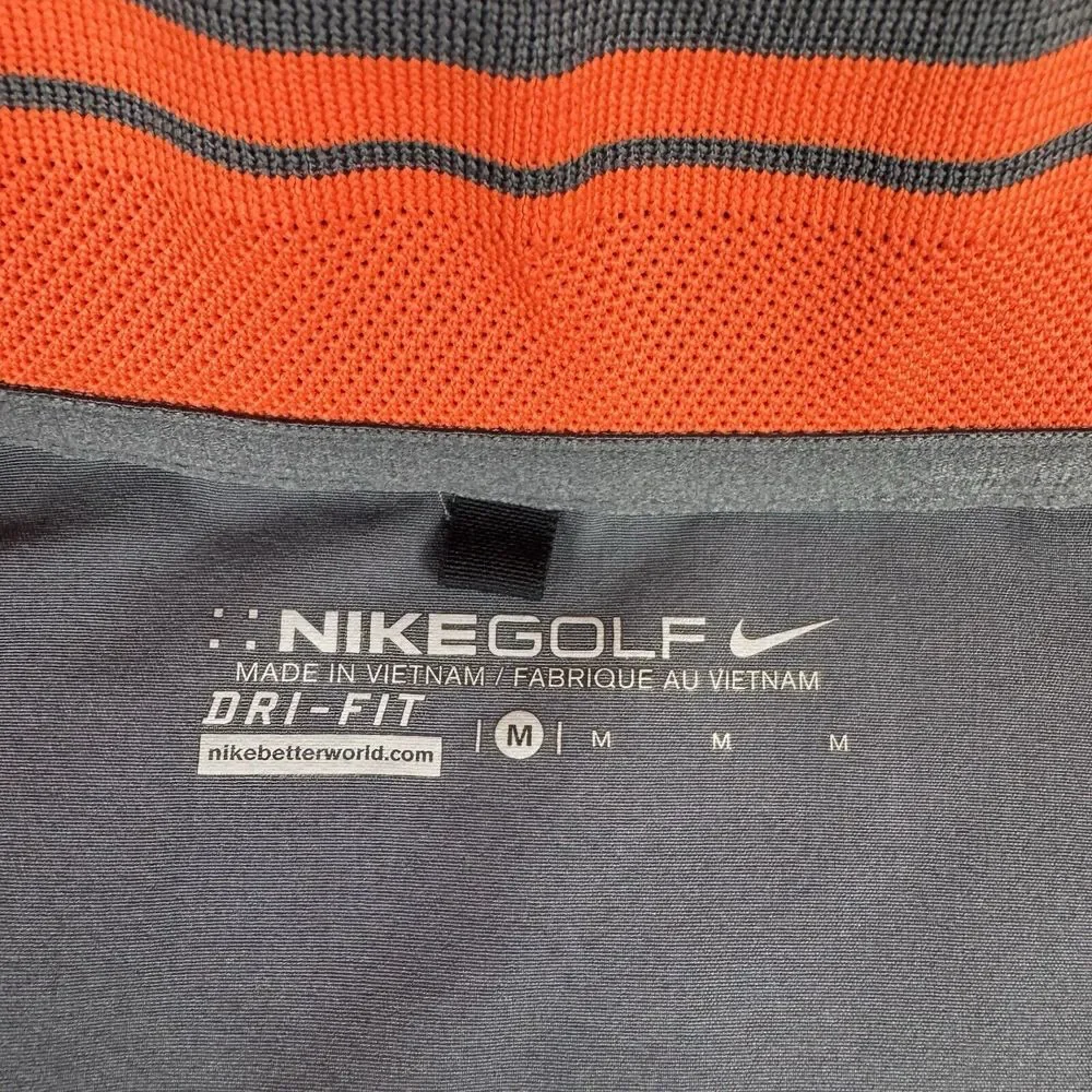 Nike Gilet Mens M Grey Golf Tour‎ Performance Dri Fit Medalist 1/4 Zip Jacket